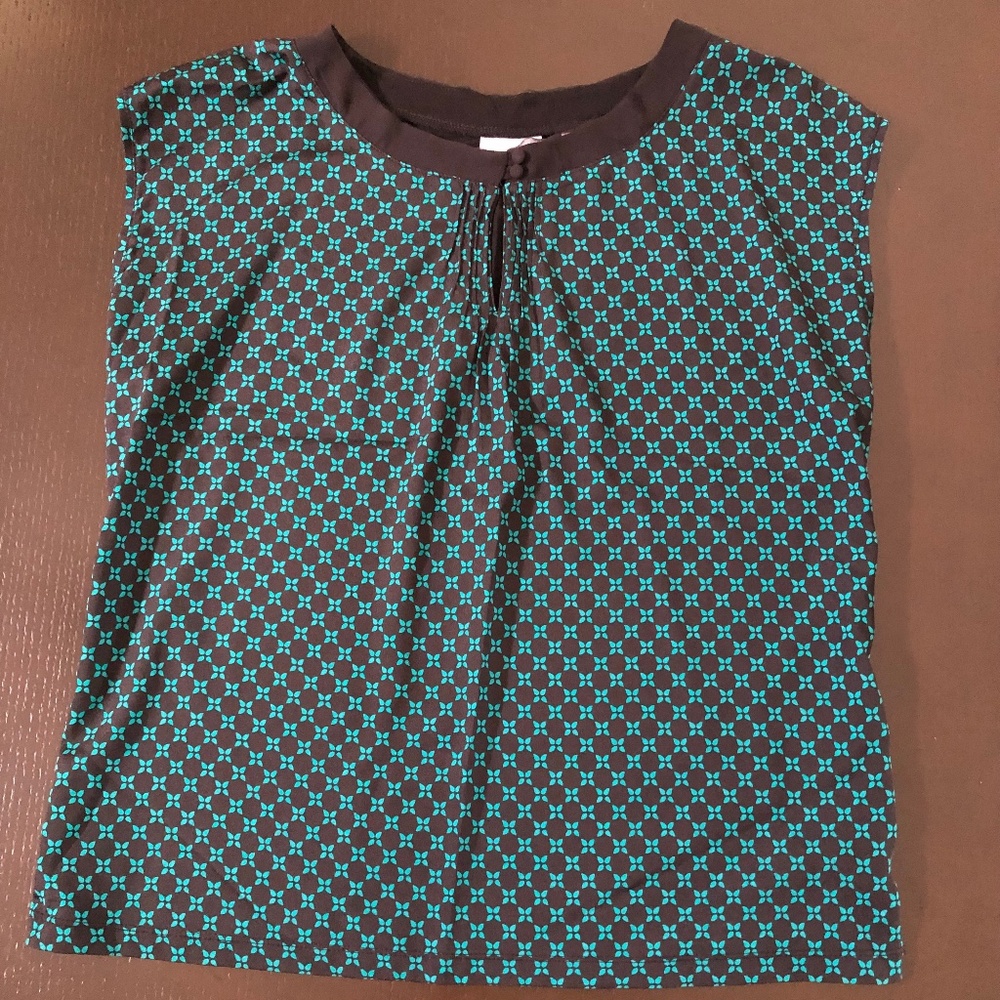 New York & Co., L, EUC, Teal and Black